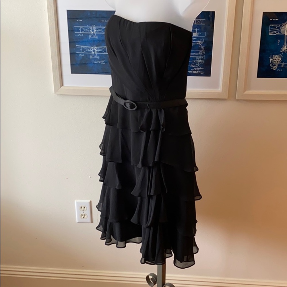 WHBM Little black belted dress